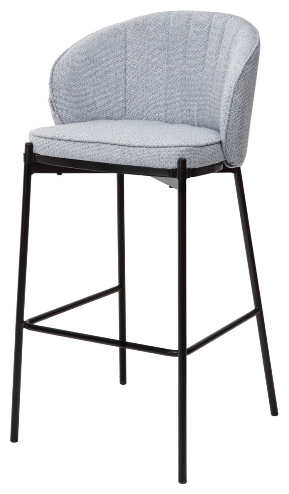 Барный стул WENDY TRF-10 небесно-голубой, ткань М-City MC61070
