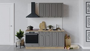 Кухонный гарнитур Бьянка длиной 180 см со шкафом НБ TR3065502
