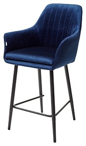 Полубарный стул Роден Blitz 20 Синий, велюр (H=65cm), M-City MC62401