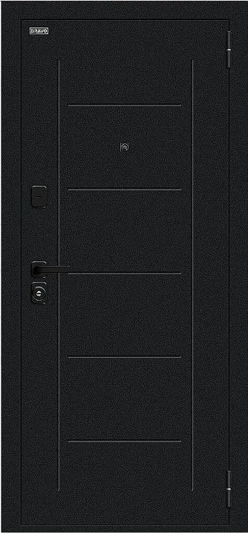 Товар Дверь Браво Борн/SBlack Букле черное/Riviera Ice DIS007404