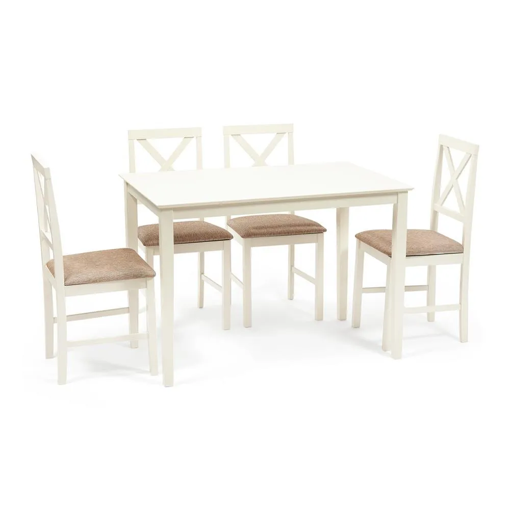 Обеденный комплект Хадсон (стол + 4 стула)/ Hudson Dining Set TETC13692