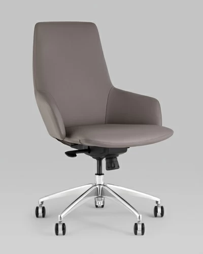 Кресло офисное TopChairs Bow серый SG11507